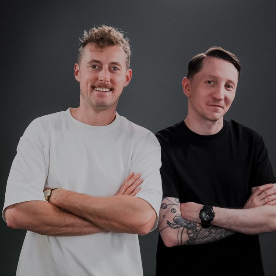 Wojtek Strzalkowski and Piotr Kacala, co-founders of Superhero.tech