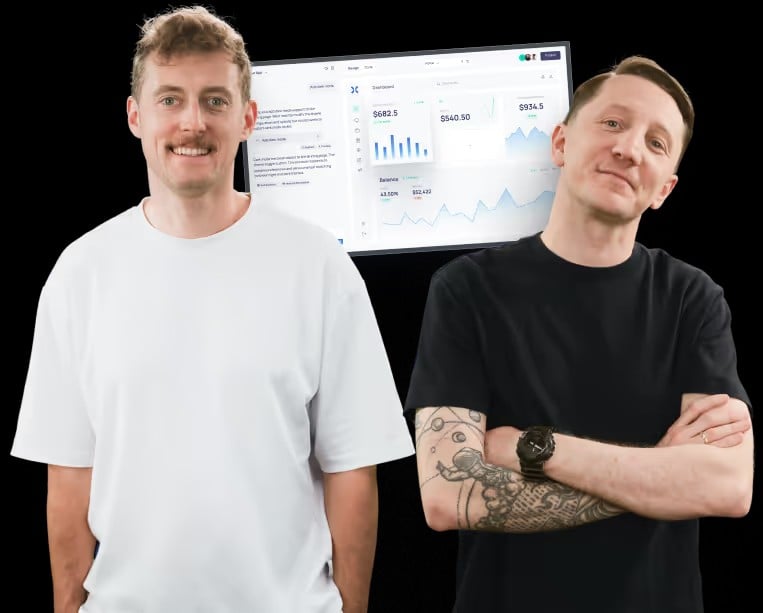 Wojtek Strzalkowski and Piotr Kacala, co-founders of Superhero.tech